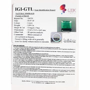 5.09/CT Natural Panna Stone with Govt. Lab Certificate (8991)